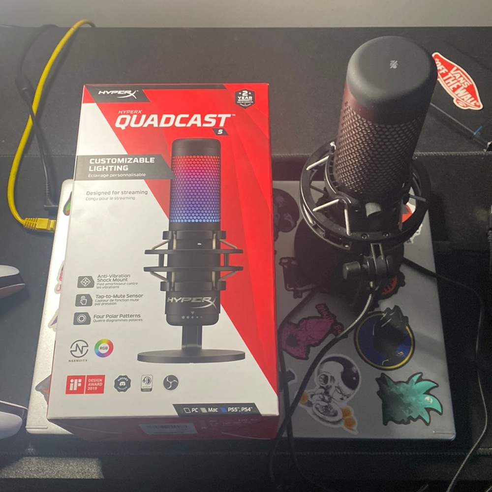 COPY - HYPERX QUADCAST S RGB WIRED MICROPHONE